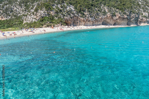 The beach of Cala Luna in Sardinia (Gulf of Orosei)