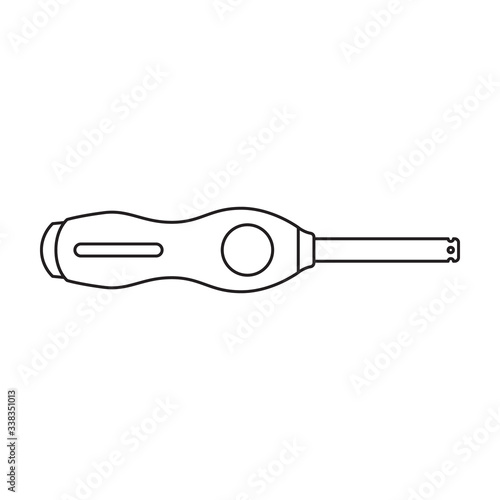 Lighter kitchen vector icon.Outline vector icon isolated on white background lighter .