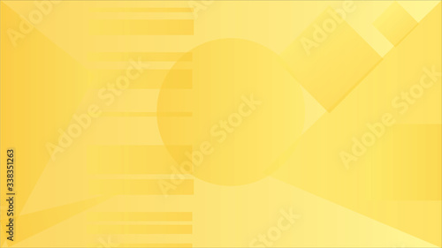 Fond formes géométriques dégradé jaune pastel