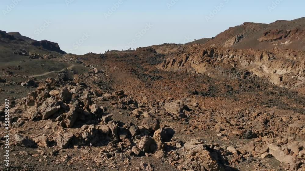 Espagne, Tenerife, parc national du Teide, randonnée du volcan Samara Espagne, Tenerife, parc national du Teide, randonnée du volcan Samara