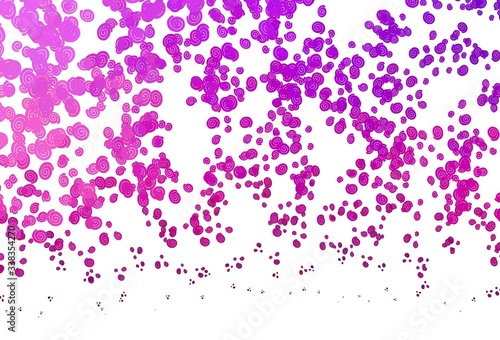 Light Purple vector template with bent lines.