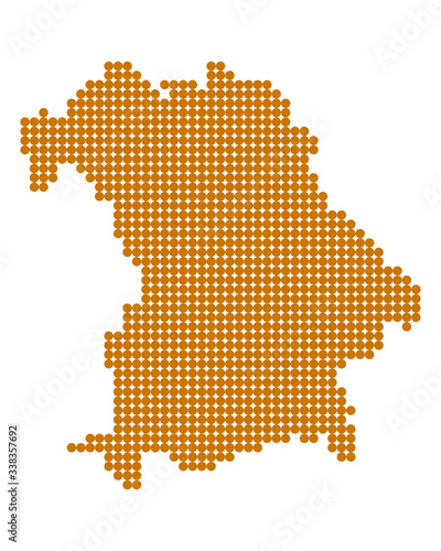 Karte von Bayern