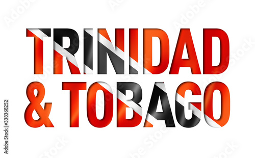 Trinidad And Tobago flag text font