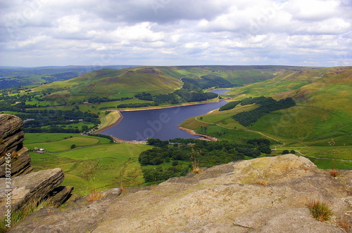 Rocks overlooking Dovestone Reservoir