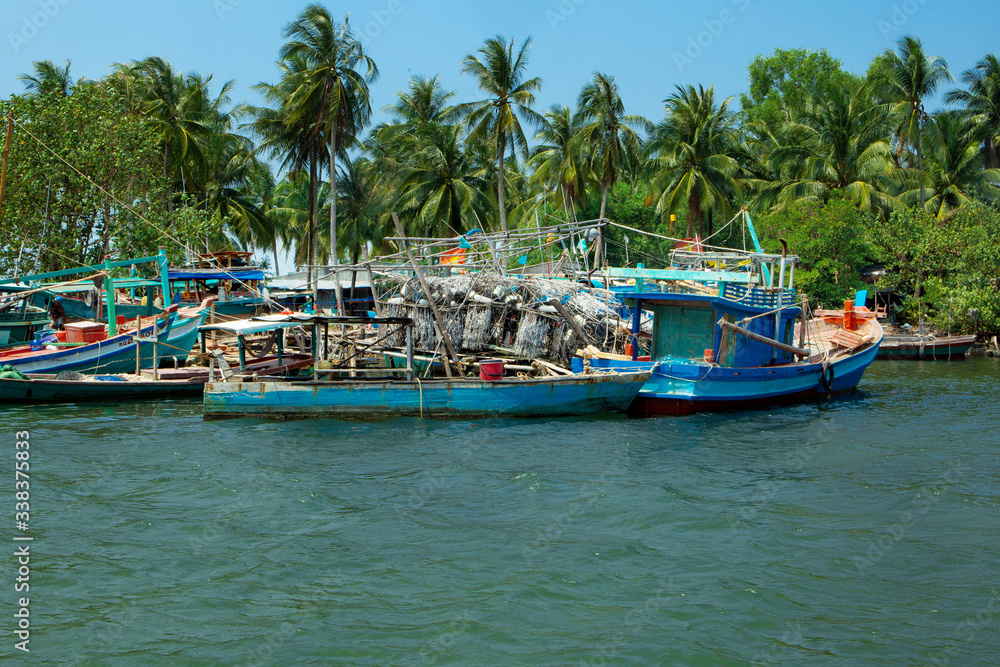 Fishing Village at Phu Quoc, Vietnam, Southeast Asia Fishing Village at Phu Quoc, Vietnam, Southeast Asia