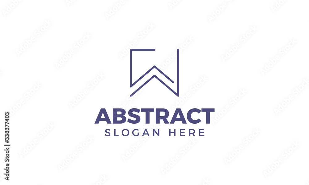 Line Abstract Logo Line Abstract Logo