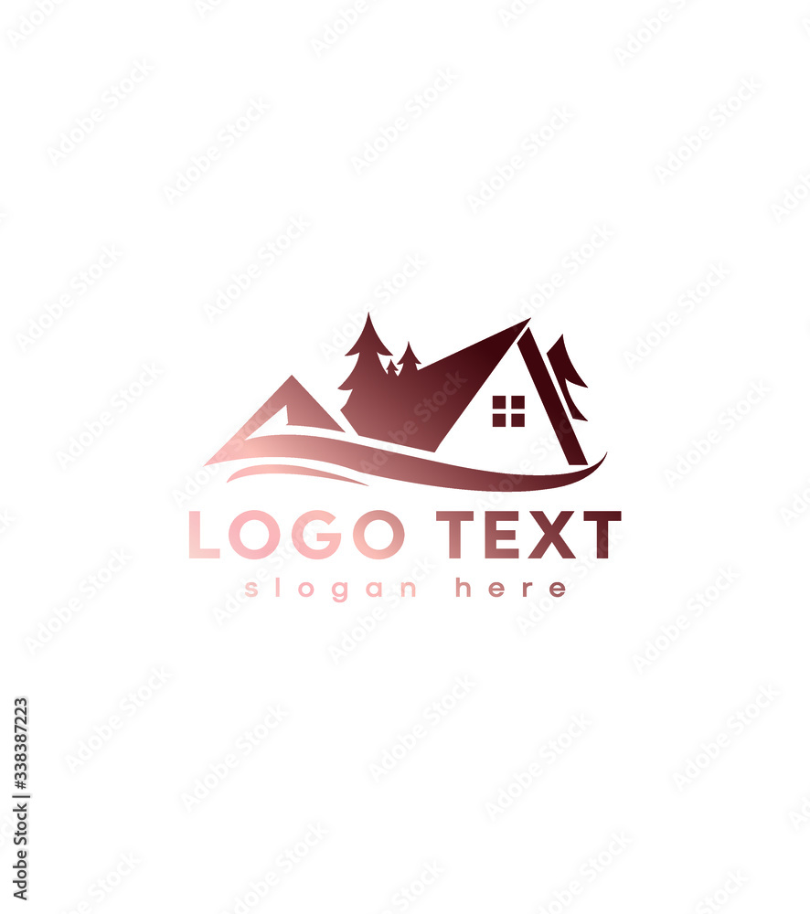 Abstract mountain vector logo template, vector logo for business and company identity Abstract mountain vector logo template, vector logo for business and company identity