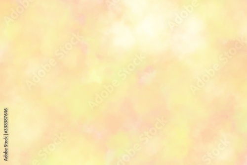 Colorful yellow watercolor texture background pattern