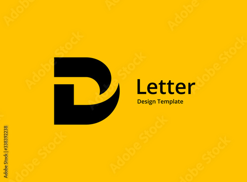 Letter D logo icon design template elements