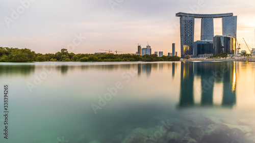 The Gate Towers skysraper at the Al Reem Island in Abu Dhabi City