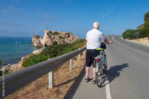 Cyprus. Kouklia. An elderly...