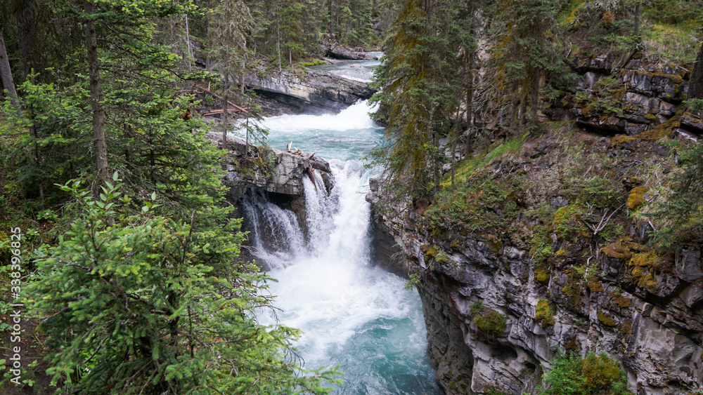 Fototapeta premium Johnston Canyon Trail - Banff Nationalpark