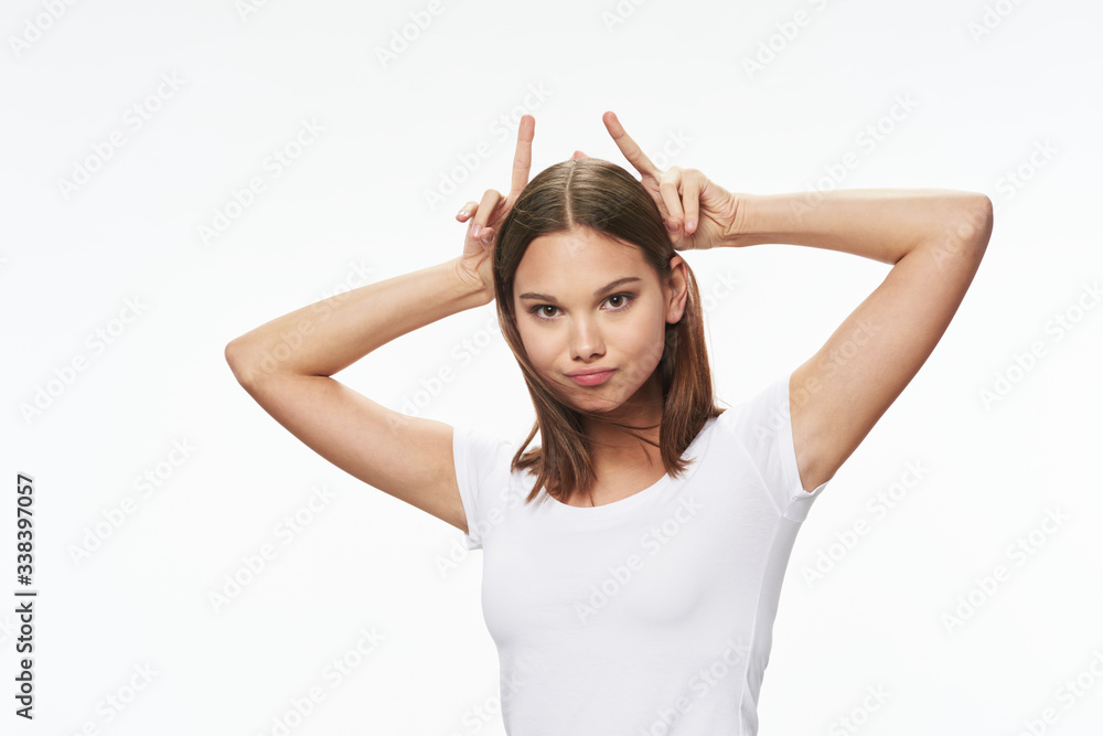 portrait of a young woman