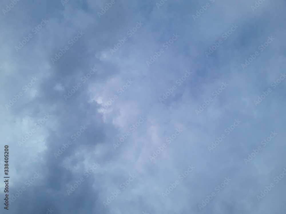 White soft cloud texture on blue sky background White soft cloud texture on blue sky background
