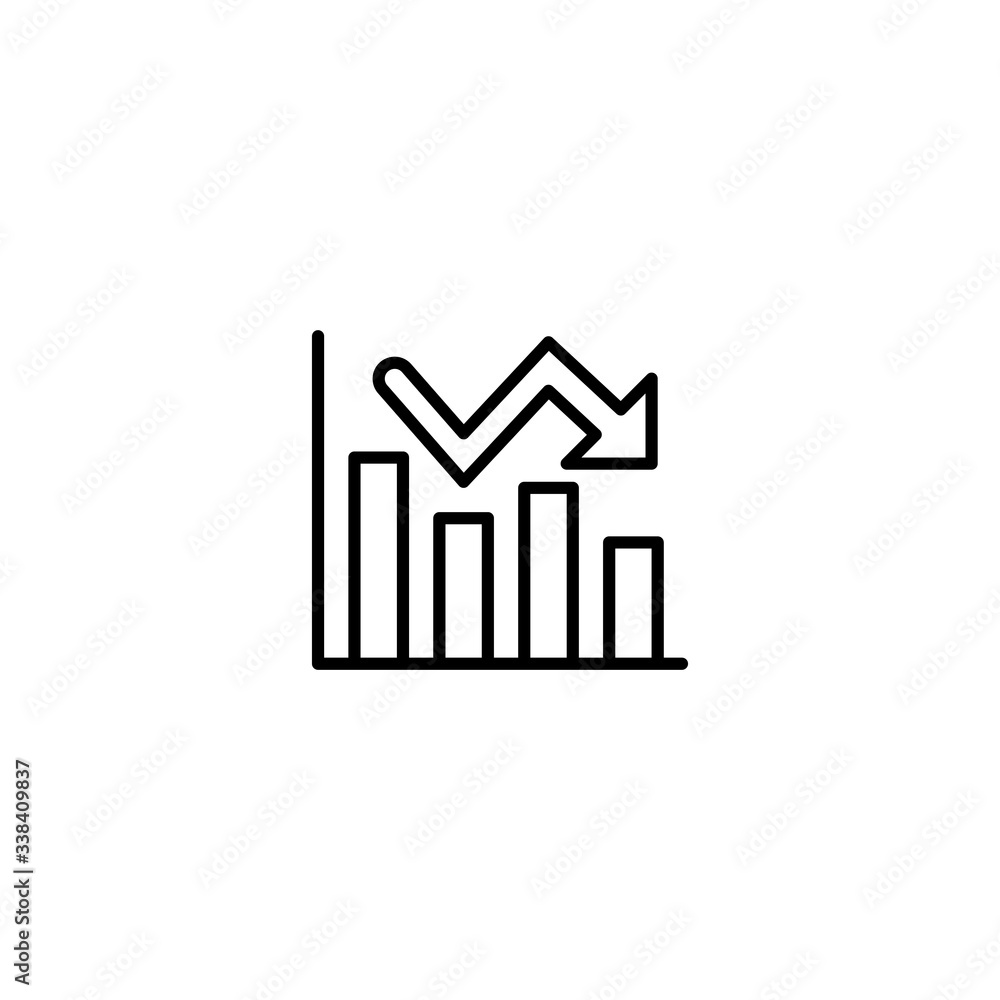 chart, graph icon vector illustration chart, graph icon vector illustration