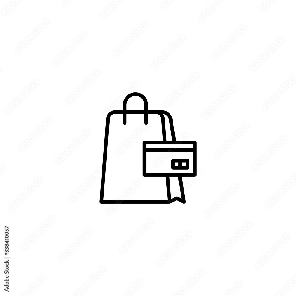 credit card payment shopping icon vector illustration credit card payment shopping icon vector illustration