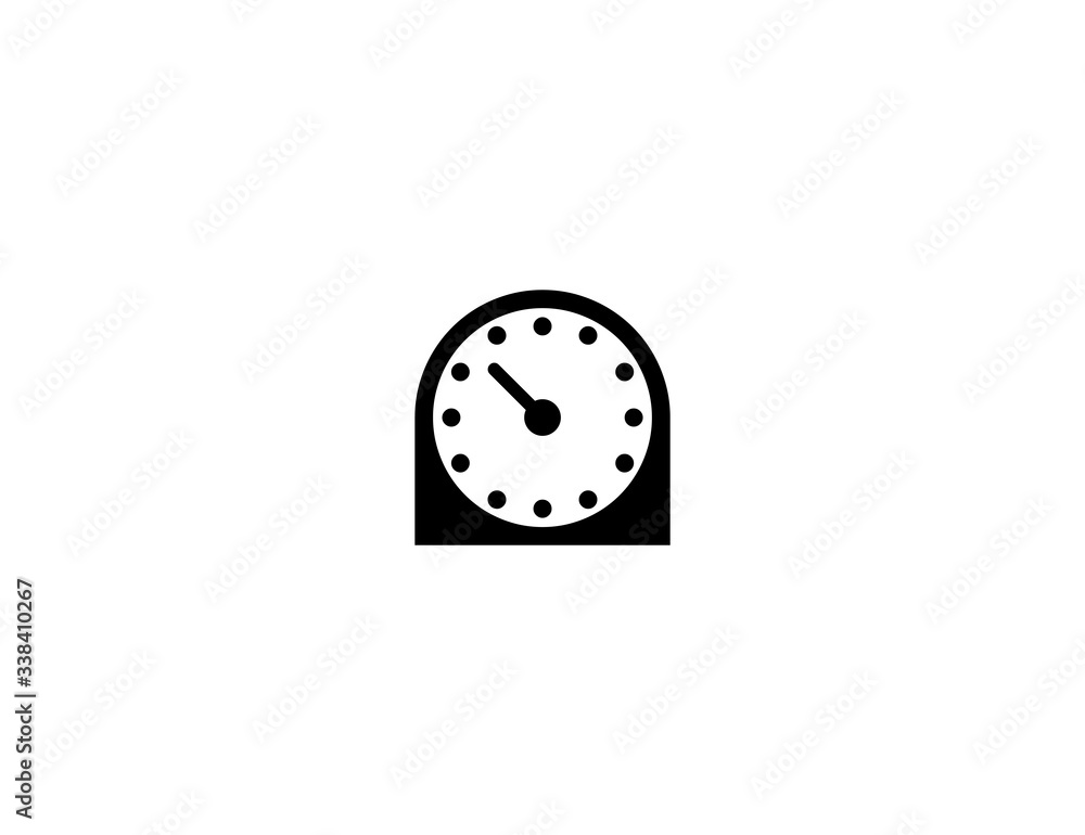 Timer clock vector flat icon. Isolated timer, stopwatch emoji illustration Timer clock vector flat icon. Isolated timer, stopwatch emoji illustration