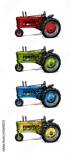 three–wheeled tractor