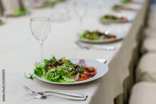 food  table  dinner  restaurant  salad  plate  dish  lunch  healthy  wedding  glass  Banquet  gourmet  wine  snack  meat  fish  buffet  white  vegetable  vegetables  party  catering  fresh