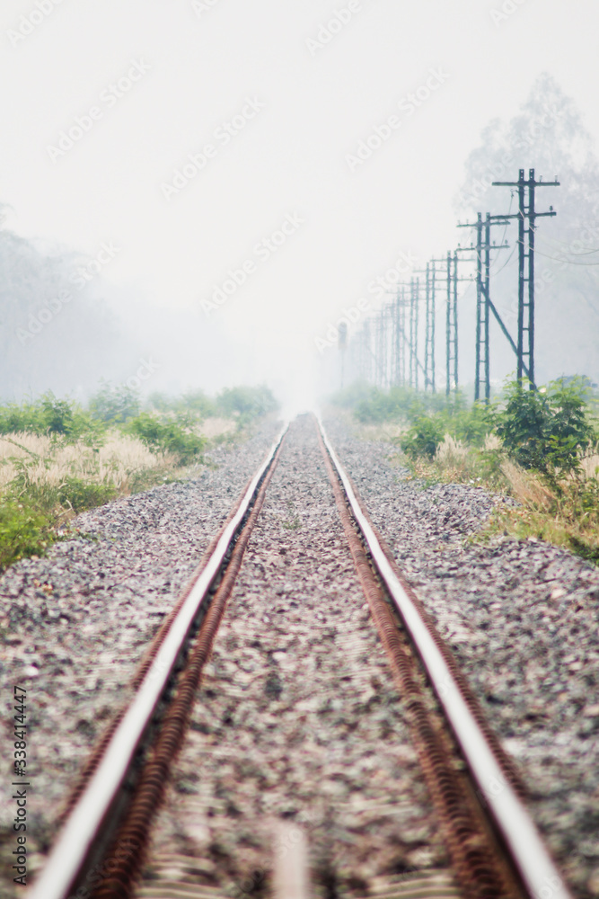 The train route seems to be lonely because the train is one of the public transportation systems across the province and train travel has been suspended to prevent the spread of coronavirus covid-19. The train route seems to be lonely because the train is one of the public transportation systems across the province and train travel has been suspended to prevent the spread of coronavirus covid-19.