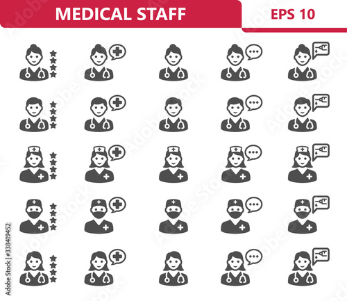 Medical Staff Icons