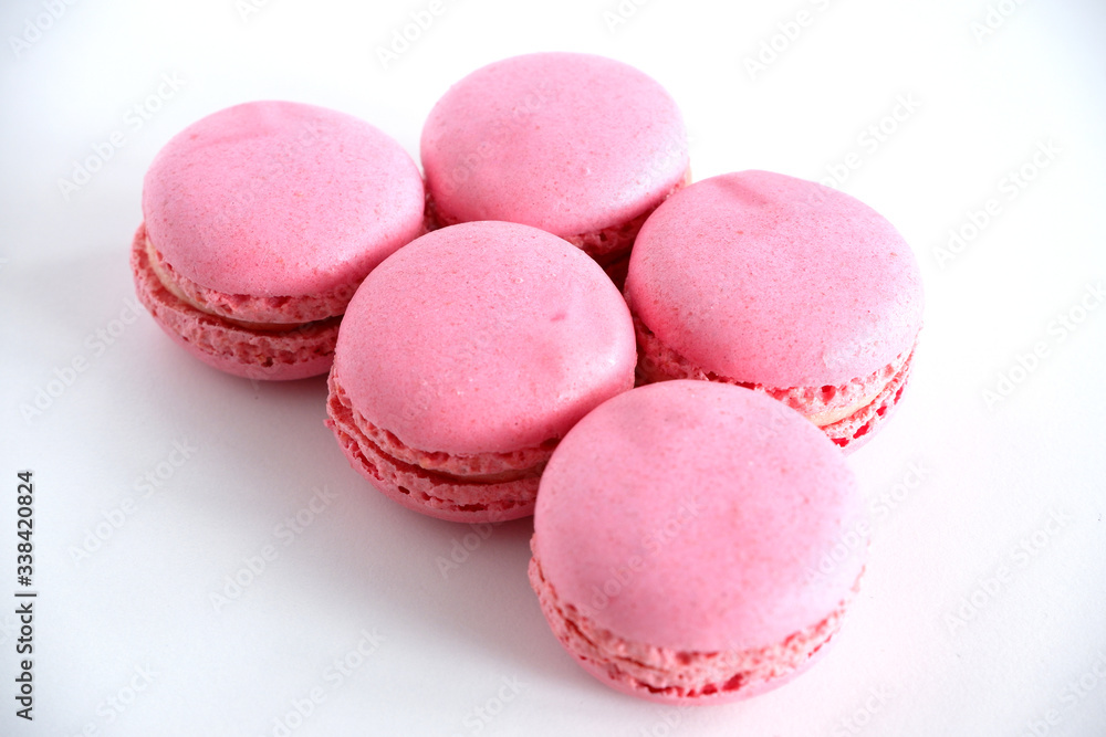 Macaroons on a white background Macaroons on a white background