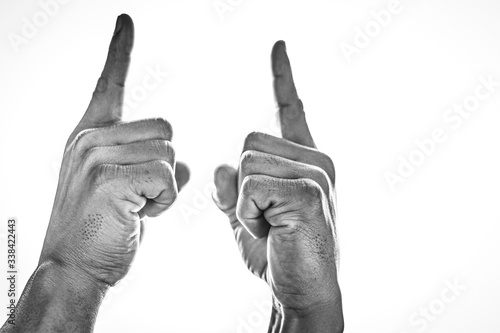 main, isolé, blanc, poing, doigt, bras, humain, geste, pouce, signes, main, affaires, poignée de main, gens, doigt, symbole, un, noir, puissance, cale, deux, amitié, corps, peau, trois, duel, esthétiq