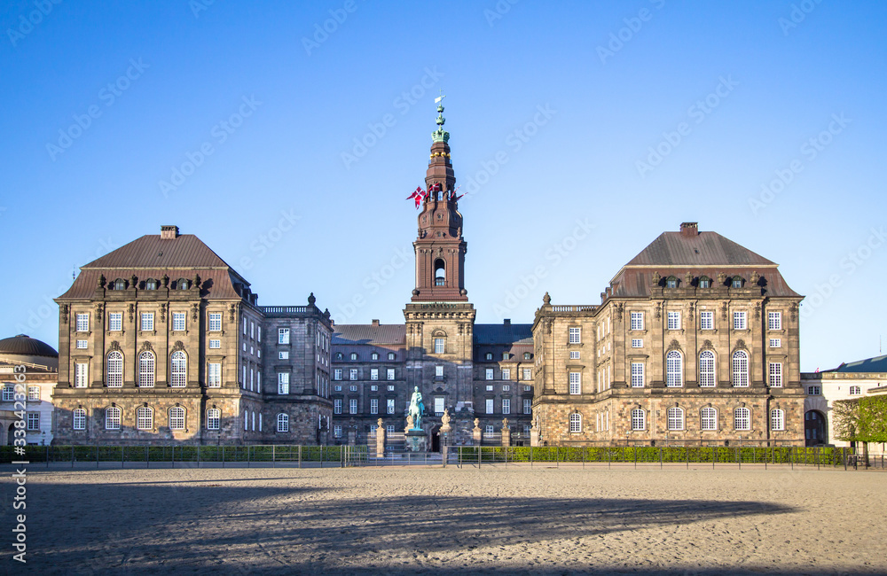 Christiansborg Palace in Copenhagen, Denmark
