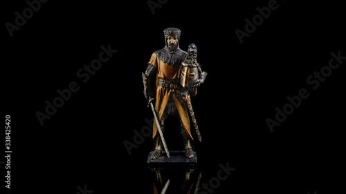 Statuette of a medieval knight