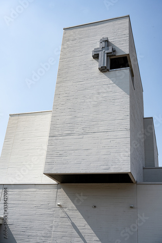 Turm der katholischen Kirche, Muttenz, Kt. Baselland, Schweiz photo