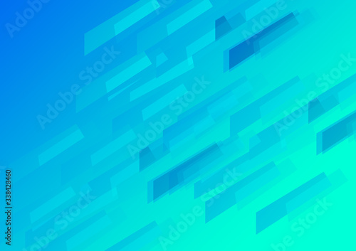 Abstract background blue green gradient with panels background