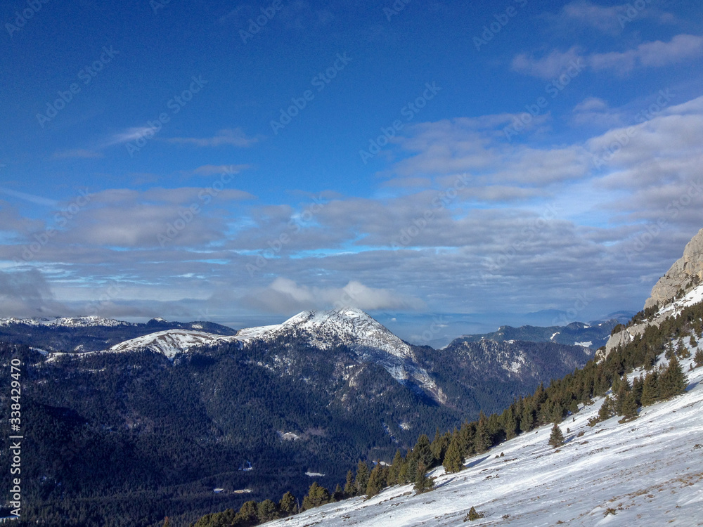 Winter Hike in the Alps