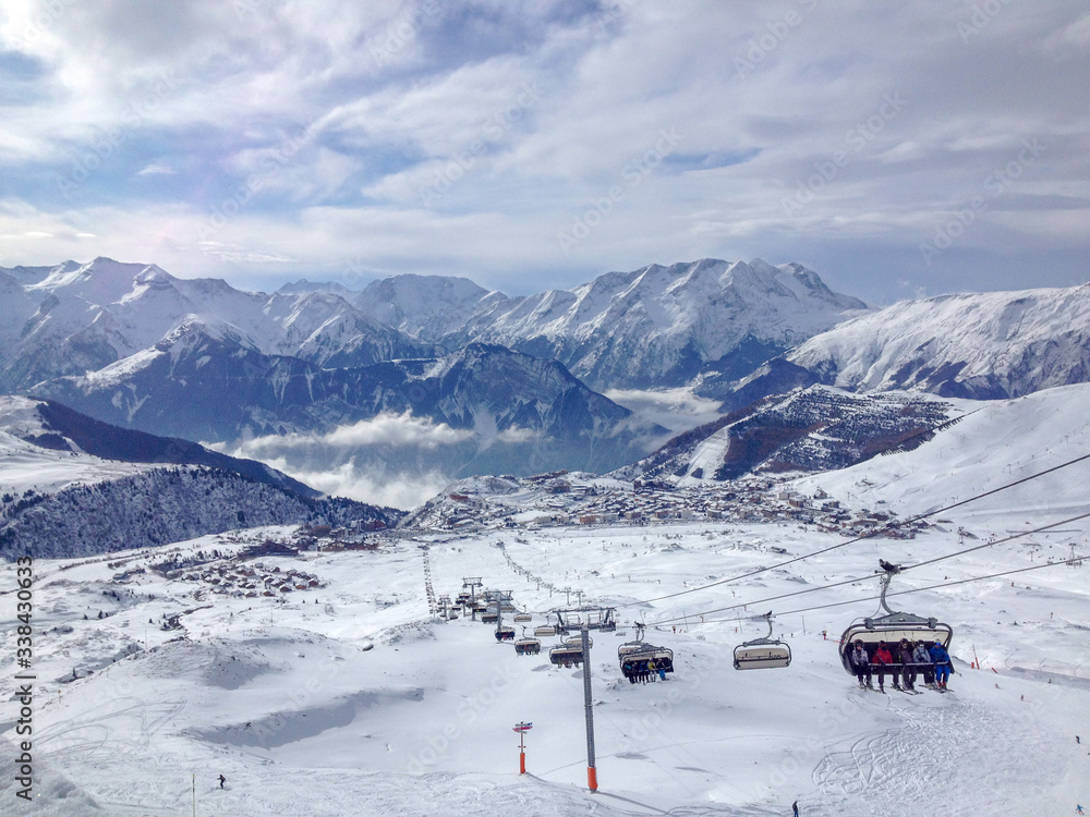 Fototapeta premium Les Deux Alps