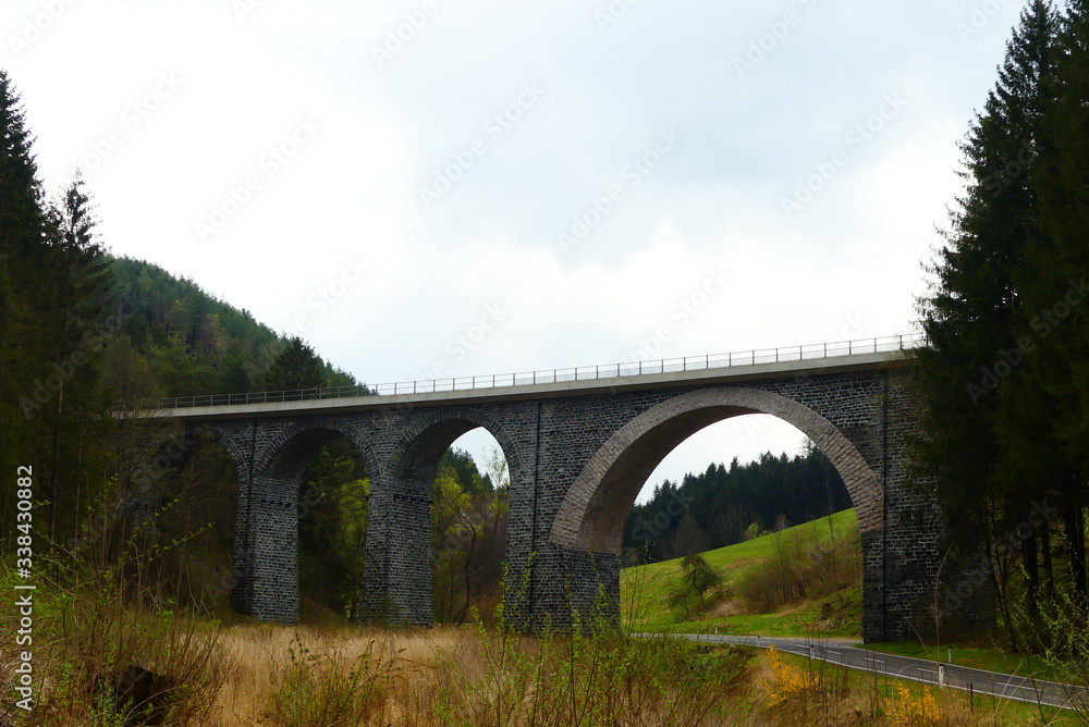 Fototapeta premium Viadukt der Aspang Bahn