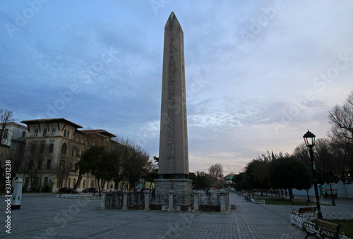 The obelisk of Theodosius I in Istanbul, Turkey
