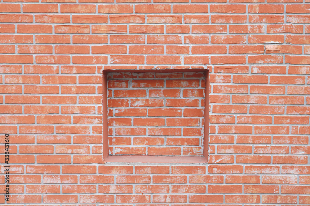 Texture of old dark brown and red brick wall panoramic backgorund. Vintage house facade. Texture of old dark brown and red brick wall panoramic backgorund. Vintage house facade.