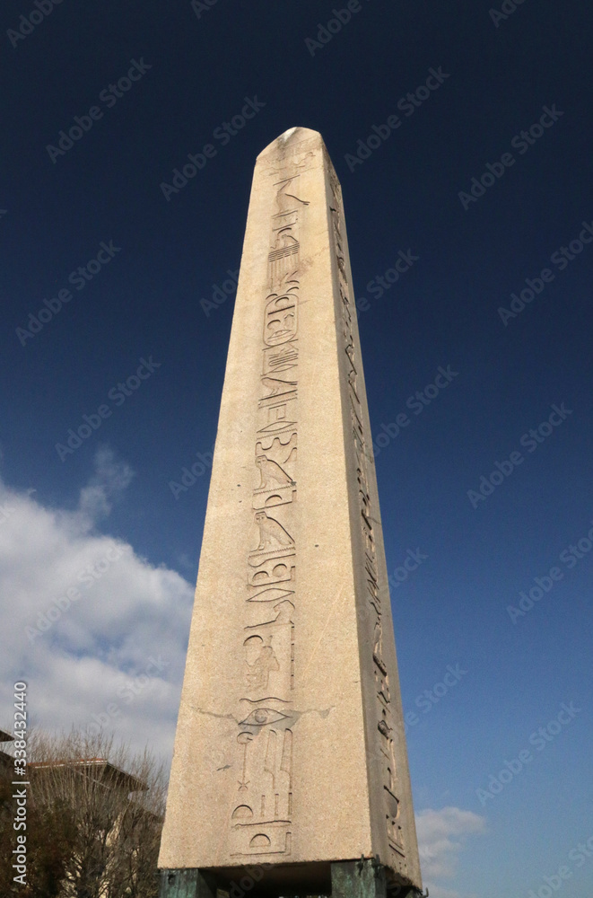 The obelisk of Theodosius I in Istanbul, Turkey