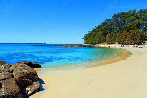 Beach in Huskisson, Jervis Bay, Australia photo