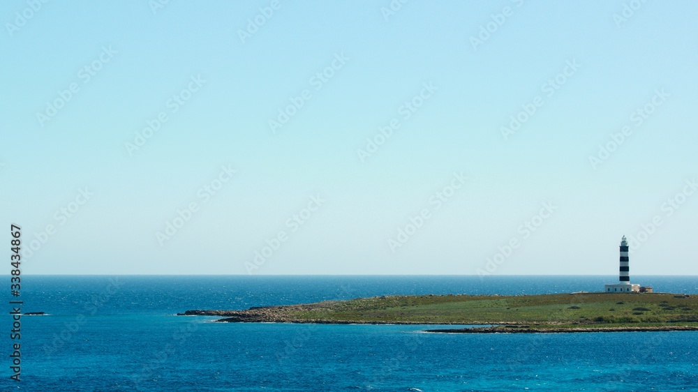 Lighthouse Illa de l Aire, Menorca, Spain
