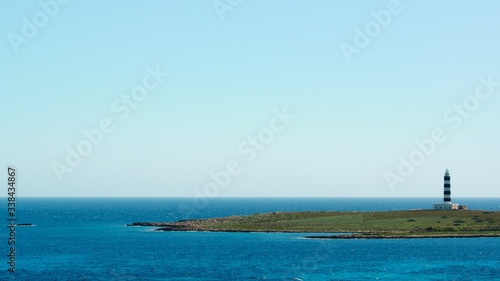 Lighthouse Illa de l Aire, Menorca, Spain © zhekos