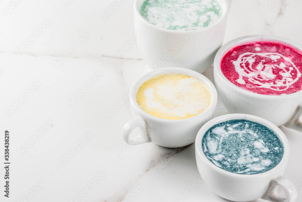 Healthy superfood lattes