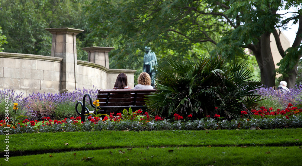 Liverpool park scene