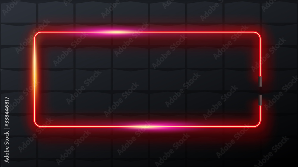 red glow neon light sign red glow neon light sign