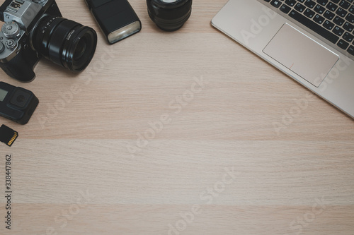 laptop on desk