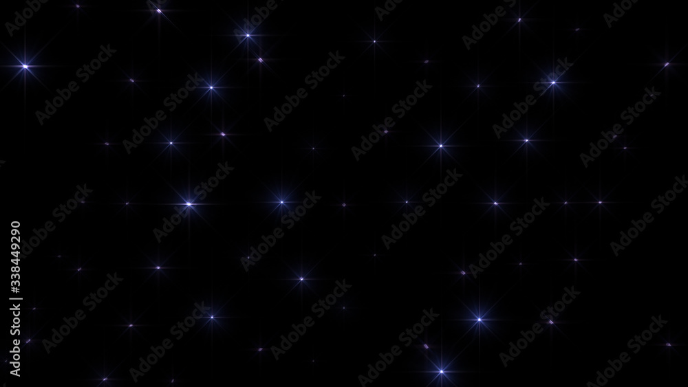 Obraz premium Glitter Shining Star Flash Light Wall 3D illustration background