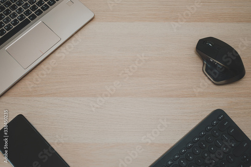 laptop on desk