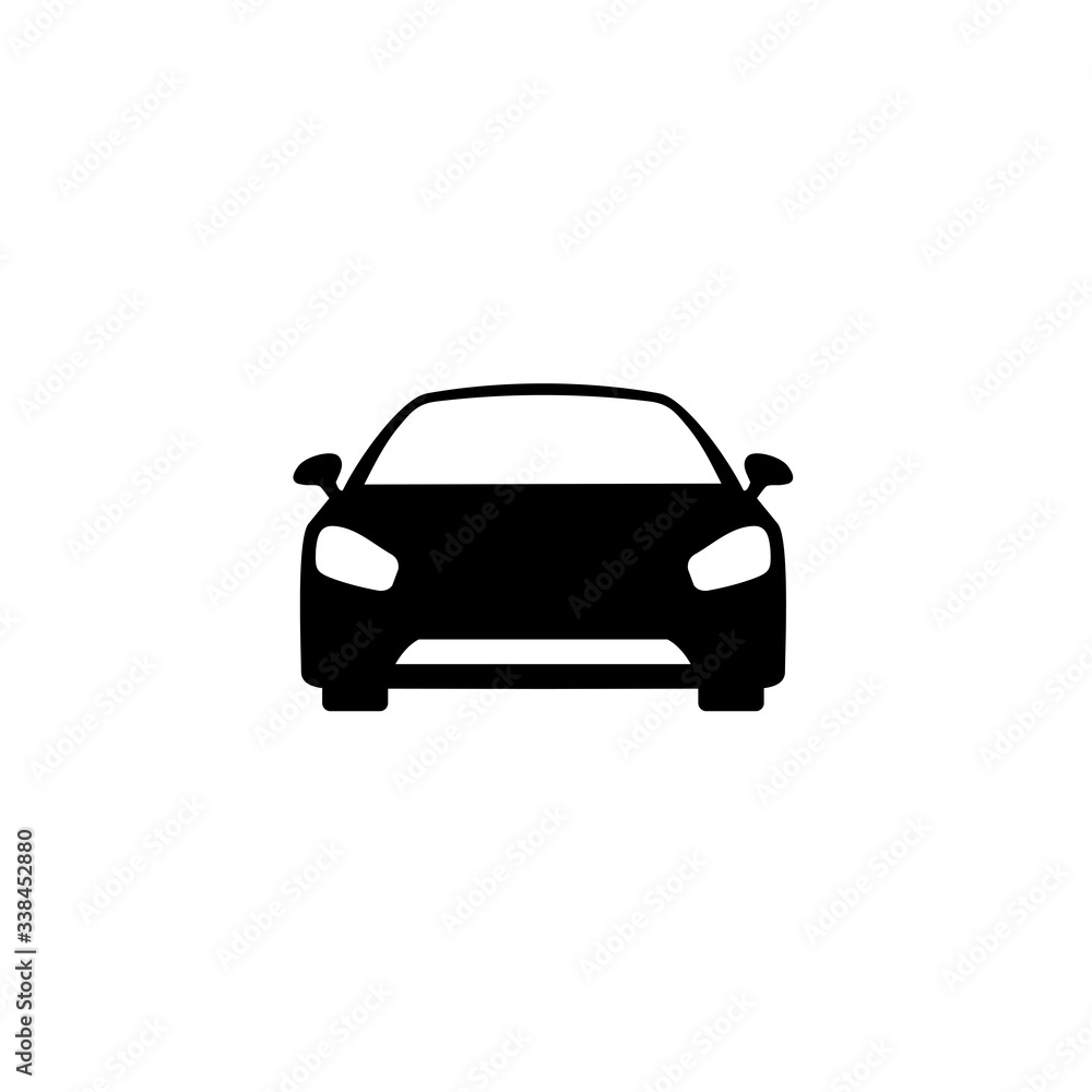 car icon sign vector. Transportation icon