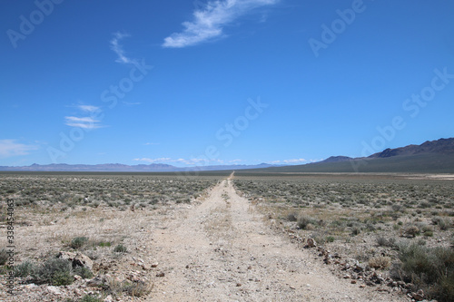 Long Isolated Desert Road