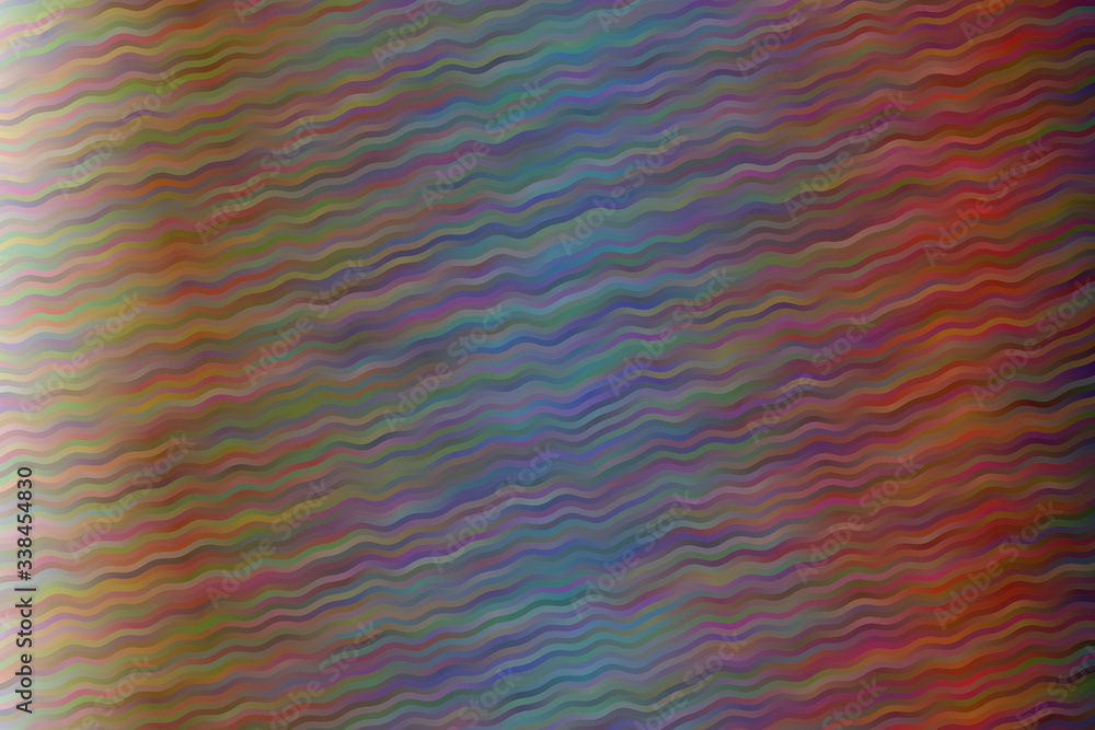 Fototapeta premium Brown and blue waves vector background.