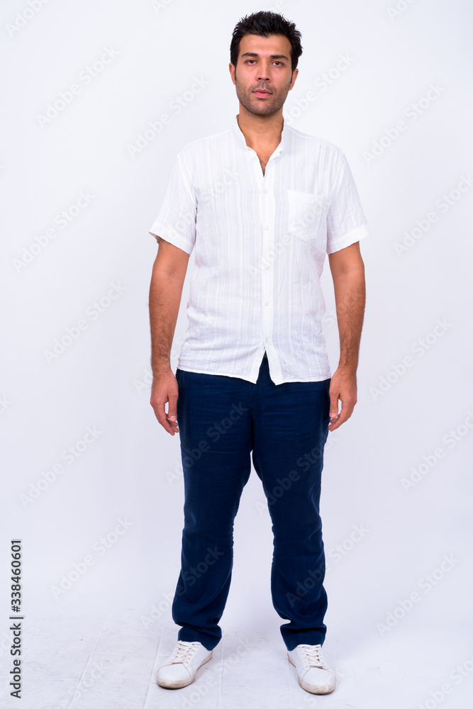 Full body shot of handsome Turkish man Full body shot of handsome Turkish man